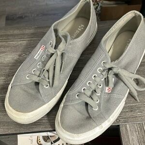 SUPERGA - Gray Canvas Sneakers